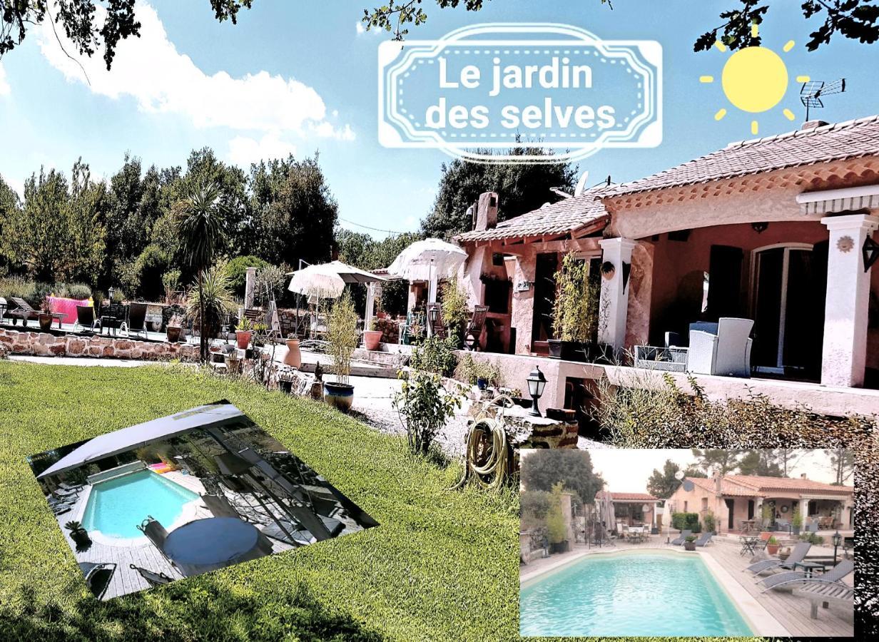 Le Jardin Des Selves Bed and Breakfast Draguignan Exteriör bild